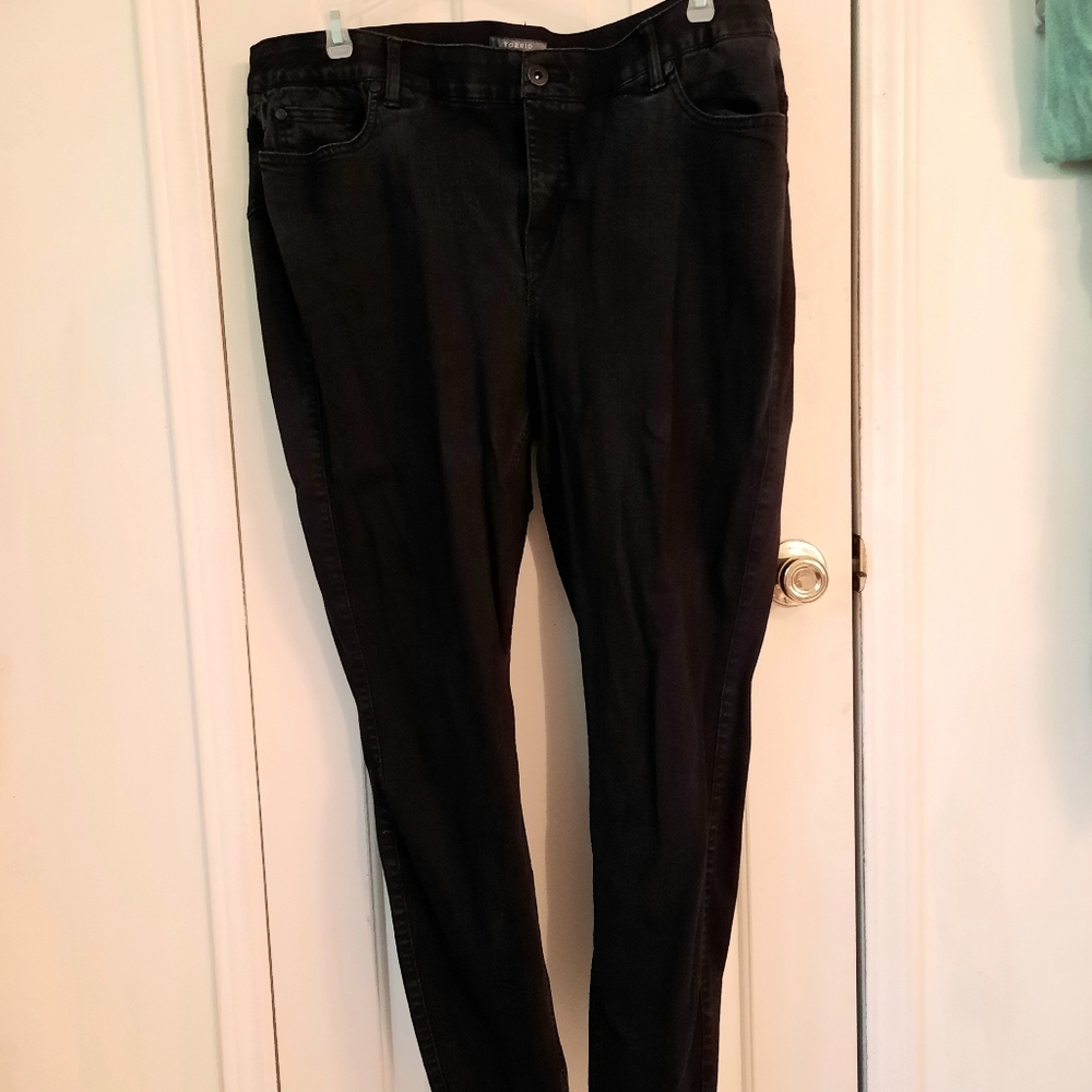 Torrid Bombshell Skinny Black Jeans size 22T